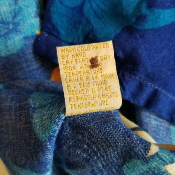 Aloha Joe Hawaiian Button up Shirt Flowers Sz +/-M - Picture 8 of 12